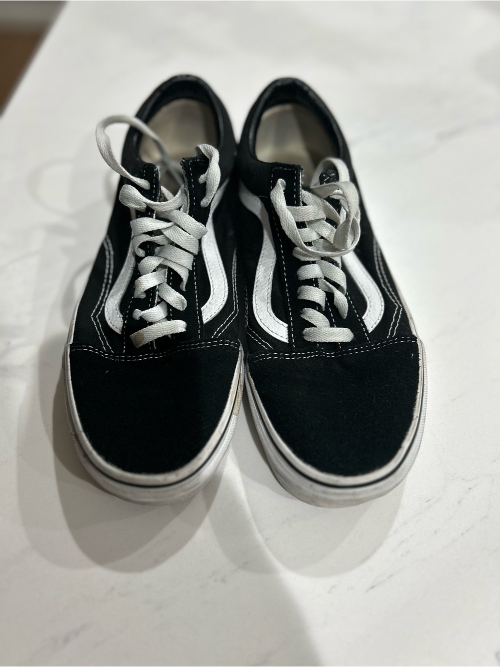 Vans Black and White Old Skool Sneakers